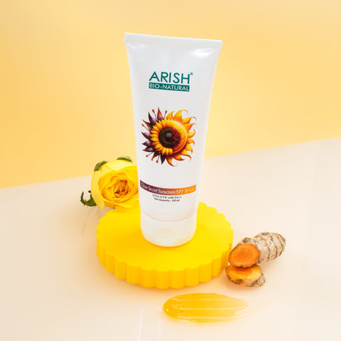 Glow Secret Sunscreen SPF 30 Gel - Arish Bionatural