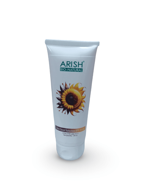Glow Secret Sunscreen SPF 30 Gel - Arish Bionatural
