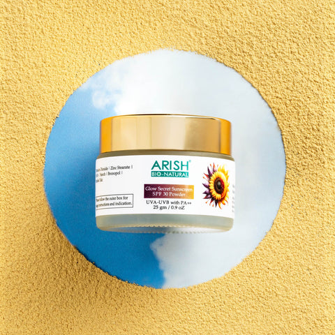 Glow Secret Sunscreen SPF 30 Powder - Arish Bionatural