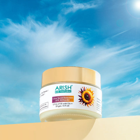 Glow Secret Sunscreen SPF 30 Powder - Arish Bionatural