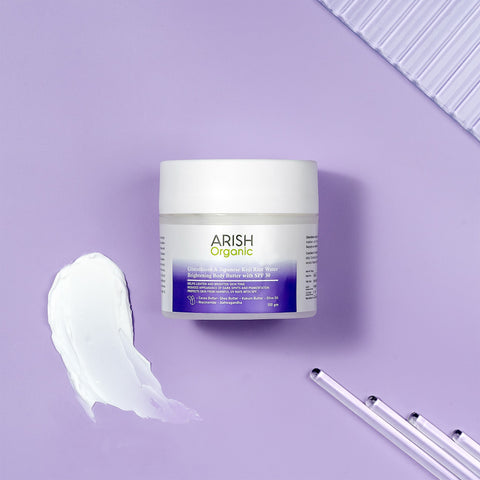 Glutathione & Japanese Koji Rice Water Brightening Body Butter with SPF 30 - Arish Bionatural