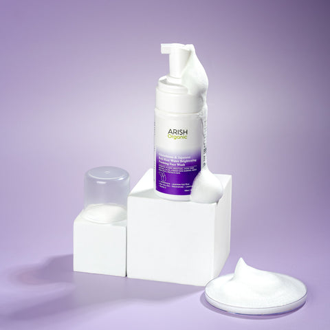 Glutathione & Japanese Koji Rice Water Brightening Foaming Face Wash (100ml) - Arish Bionatural