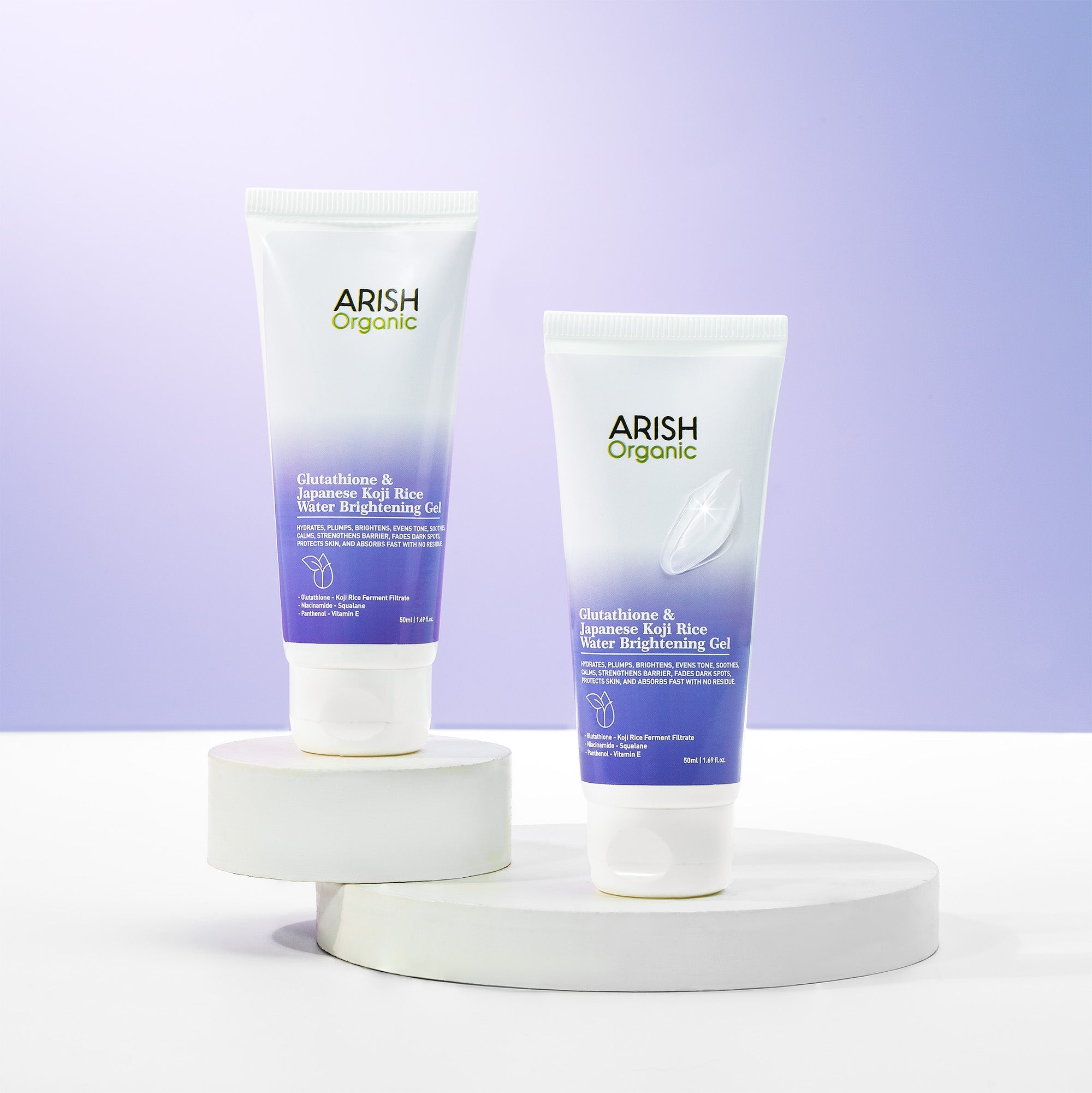 Glutathione & Japanese Koji Rice Water Brightening Gel  Arish Bionatural