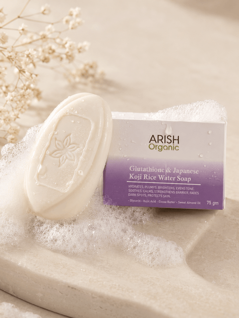 Glutathione & Japanese Koji Rice Water Soap - Arish Bionatural