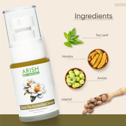 Green Tea Antioxidant Serum - Arish Bionatural