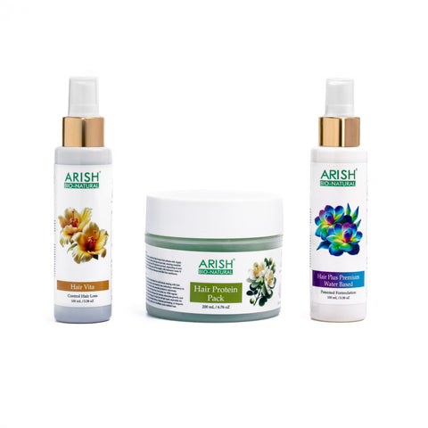 Hair Grow Bundle (Pack Of 3 Products) - Arish Bionatural