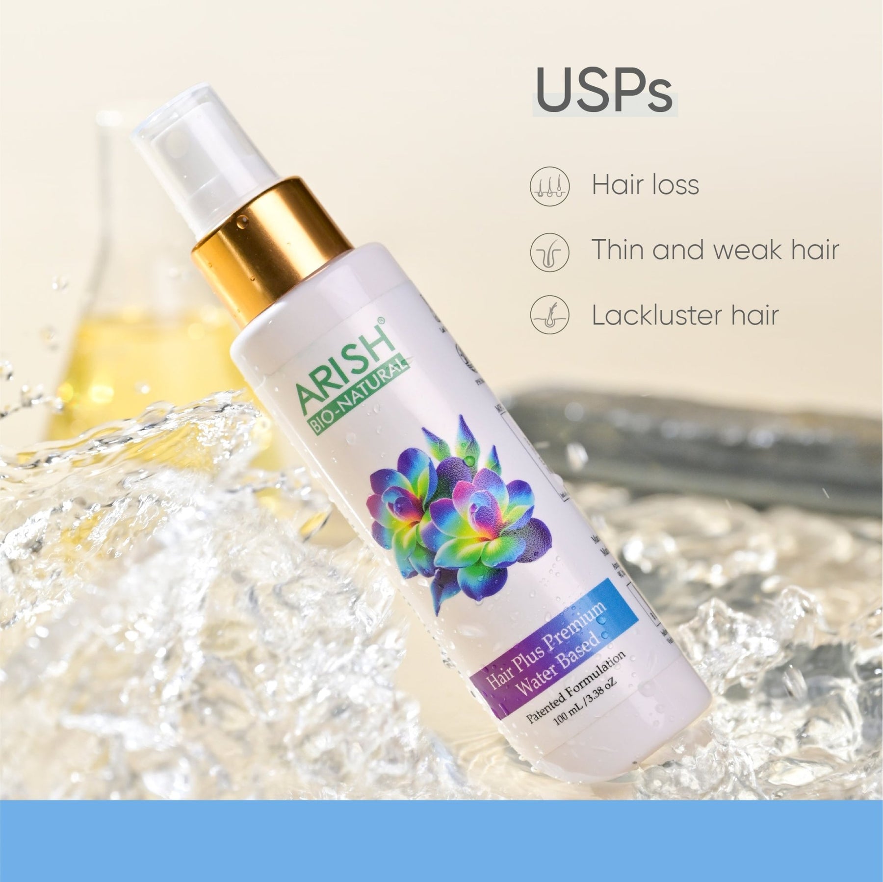 Hair Plus Premium (Water Based) - Arish Bionatural
