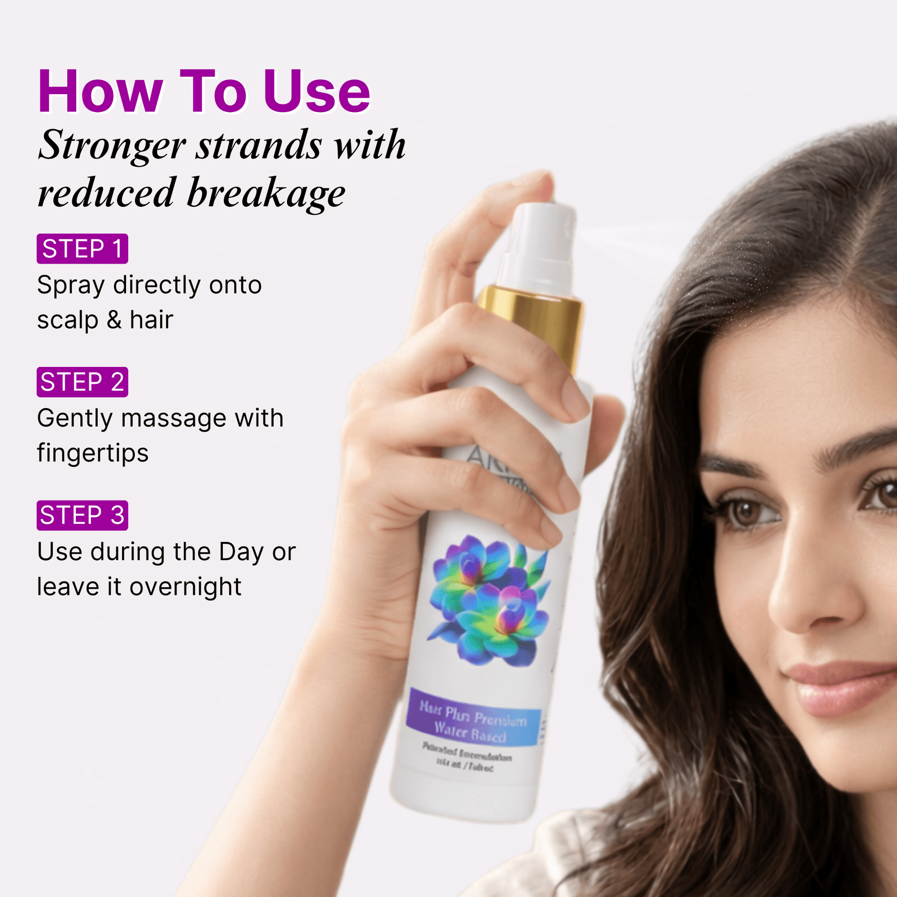 Hair Plus Premium (Water Based) - Arish Bionatural