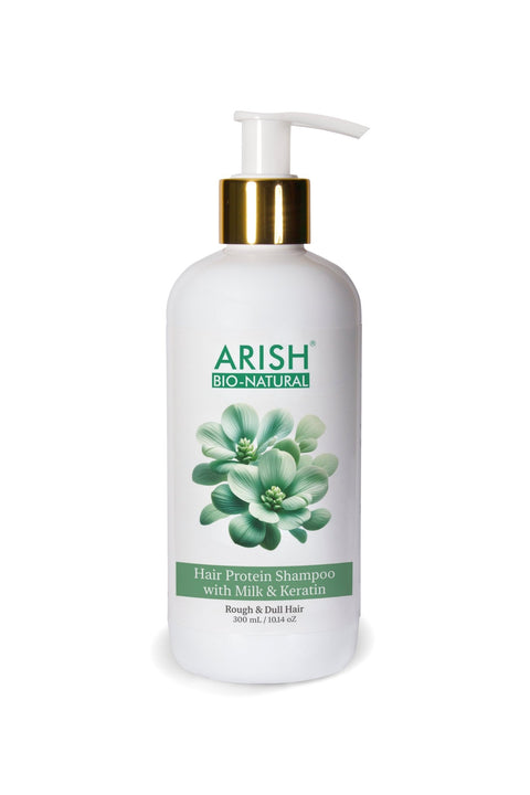 Hair Protein Shampoo with Milk & Keratin - Arish Bionatural