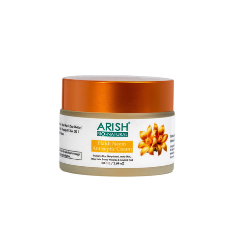 Haldi Neem Antiseptic Cream - Arish Bionatural