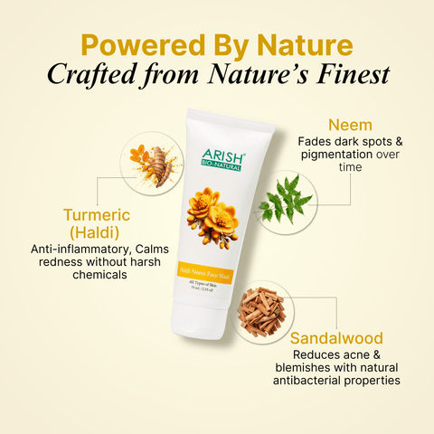 Haldi Neem Face Wash - Arish Bionatural