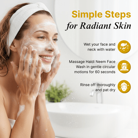 Haldi Neem Face Wash - Arish Bionatural