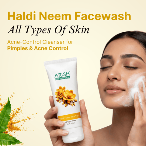 Haldi Neem Face Wash - Arish Bionatural