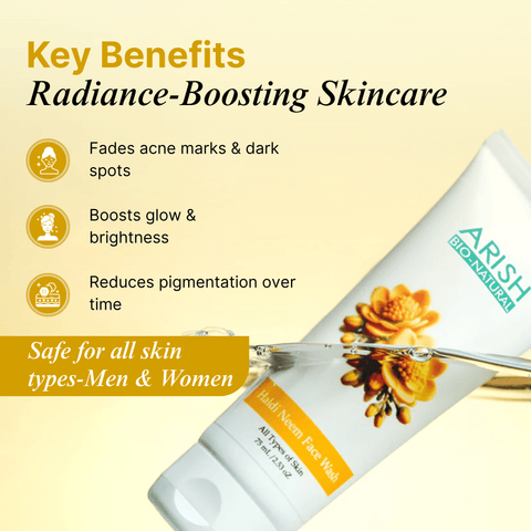Haldi Neem Face Wash - Arish Bionatural