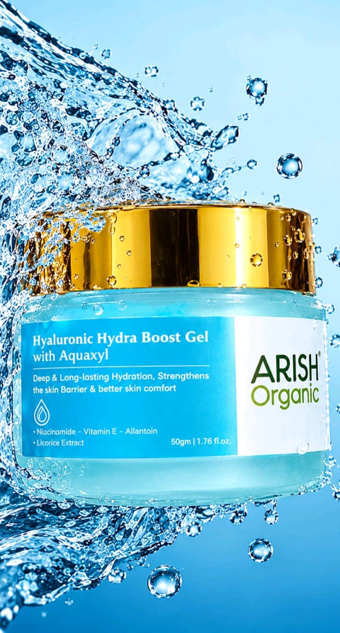 Hyaluronic Hydra Boost Gel with Aquaxyl - Arish Bionatural