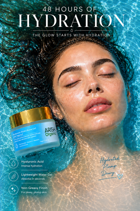 Hyaluronic Hydra Boost Gel with Aquaxyl - Arish Bionatural