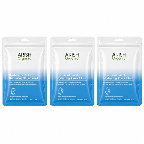 Hyaluronic Acid Hydrating Sheet Mask Pack Of 3 (3*20ml)