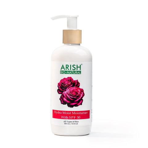 Hydra Moist Moisturiser with SPF 30 - Arish Bionatural
