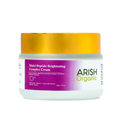 Multi Peptide Brightening Complex Cream - Arish Bionatural