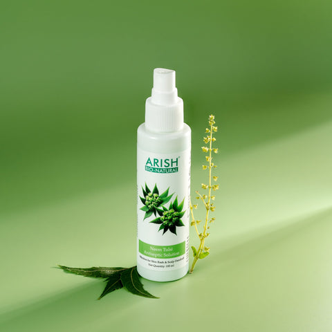Neem Tulsi Antiseptic Solution - Arish Bionatural