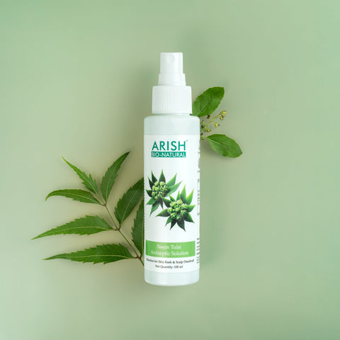 Neem Tulsi Antiseptic Solution - Arish Bionatural