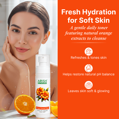 Orange Cleanser Toner - Arish Bionatural