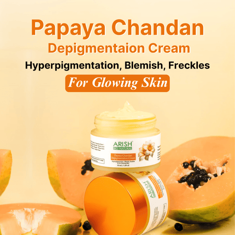 Papaya Chandan Depigmentation Cream - Arish Bionatural