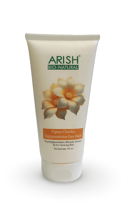 Papaya Chandan Depigmentation Face Wash - Arish Bionatural