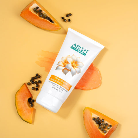 Papaya Chandan Depigmentation Face Wash - Arish Bionatural