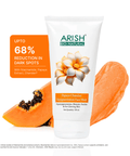 Papaya Chandan Depigmentation Face Wash - Arish Bionatural