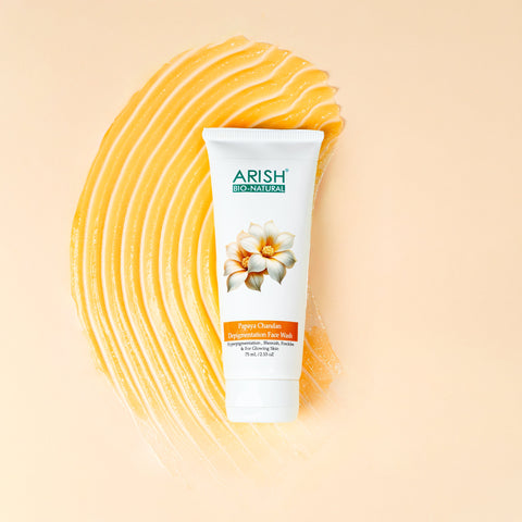 Papaya Chandan Depigmentation Face Wash - Arish Bionatural