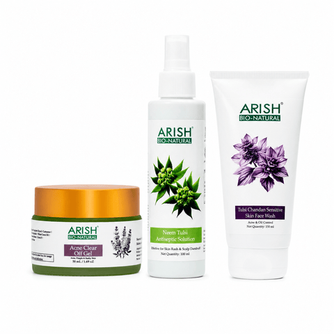 Pimple & Oil Control Combo (Pack Of 3 Products) - Arish Bionatural
