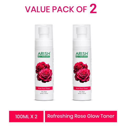 Rose Face Toner Pack Of 2 - Arish Bionatural