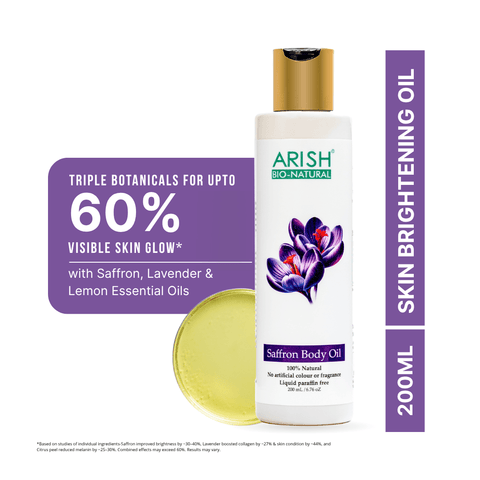 Saffron Body Oil - Arish Bionatural