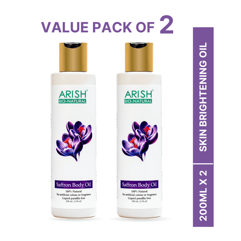 Saffron Body Oil | Value Pack Of 2 - Arish Bionatural