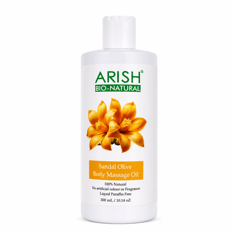 Sandal Olive Body Massage Oil - Arish Bionatural