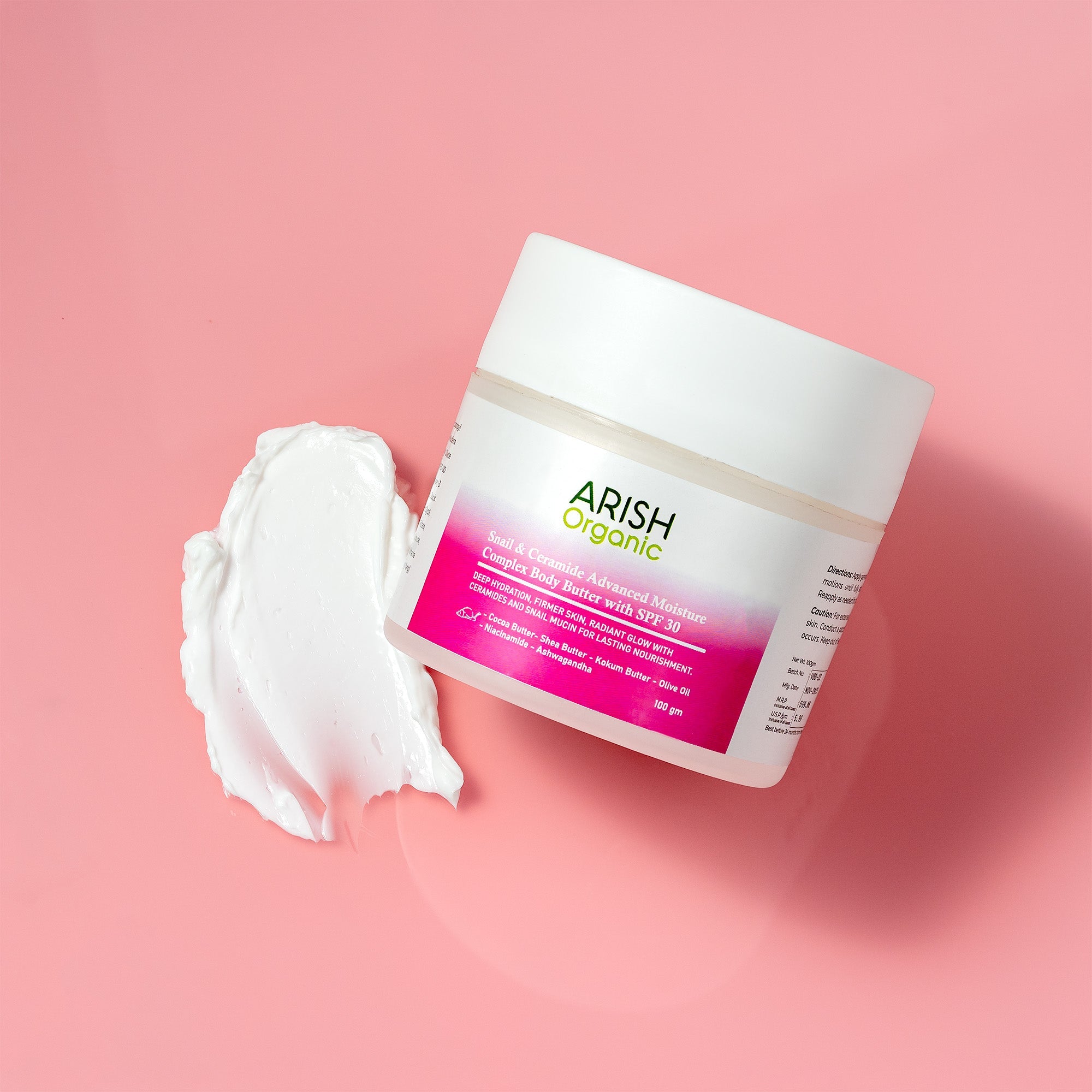 Snail & Ceramide Advanced Moisture Complex Body Butter with SPF 30 ...