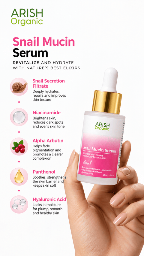 Snail Mucin Serum - Arish Bionatural