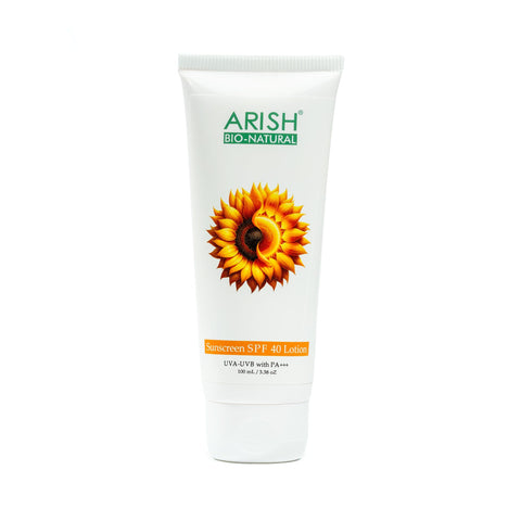 Sunscreen SPF 40 Lotion - Arish Bionatural