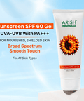 Sunscreen SPF 60 Gel - Arish Bionatural
