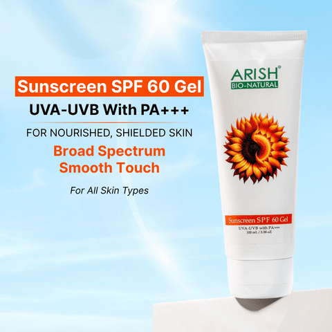Sunscreen SPF 60 Gel - Arish Bionatural