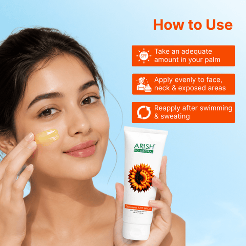Sunscreen SPF 60 Gel - Arish Bionatural