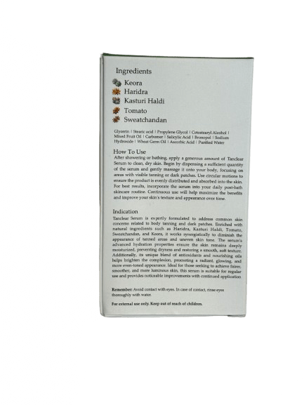 Tanclear Serum - Arish Bionatural