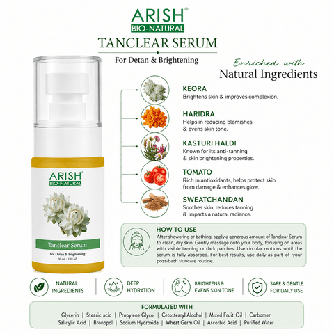 Tanclear Serum - Arish Bionatural
