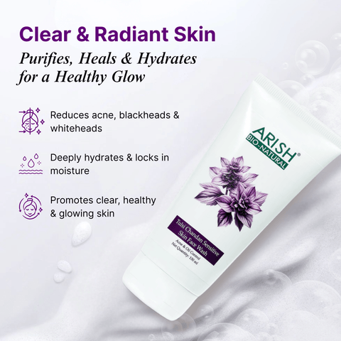 Tulsi Chandan Face Wash - Arish Bionatural