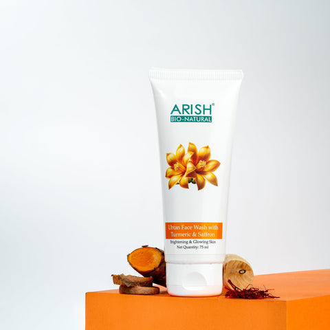 Ubtan Face Wash with Turmeric & Saffron - Arish Bionatural