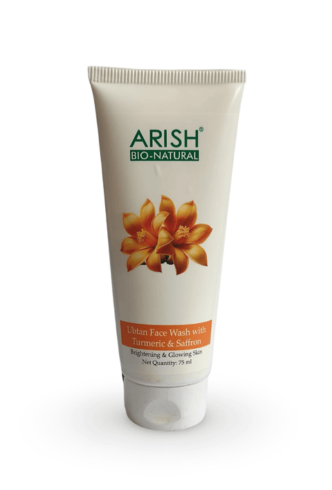 Ubtan Face Wash with Turmeric & Saffron - Arish Bionatural