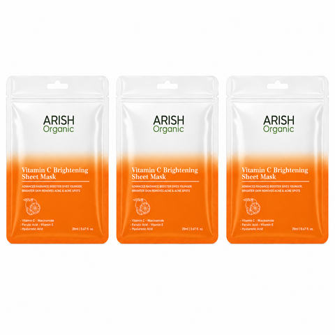 Vitamin C Brightening Sheet Mask Pack Of 3 (3*20ml)