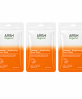 Vitamin C Brightening Sheet Mask Pack Of 3 (3*20ml) - Arish Bionatural