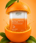 Vitamin C Brightening Sheet Mask Pack Of 3 (3*20ml) - Arish Bionatural